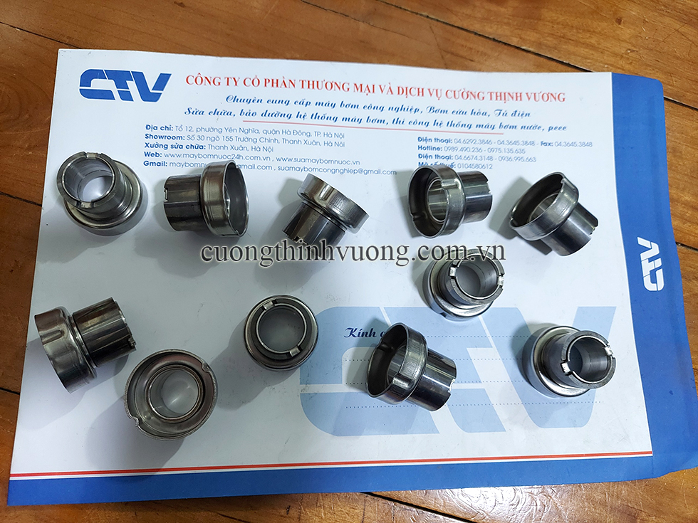 Cung cấp bạc đá bơm và bạc dẫn hướng máy bơm trục đứng chính hãng, uy tín tại miền Bắc