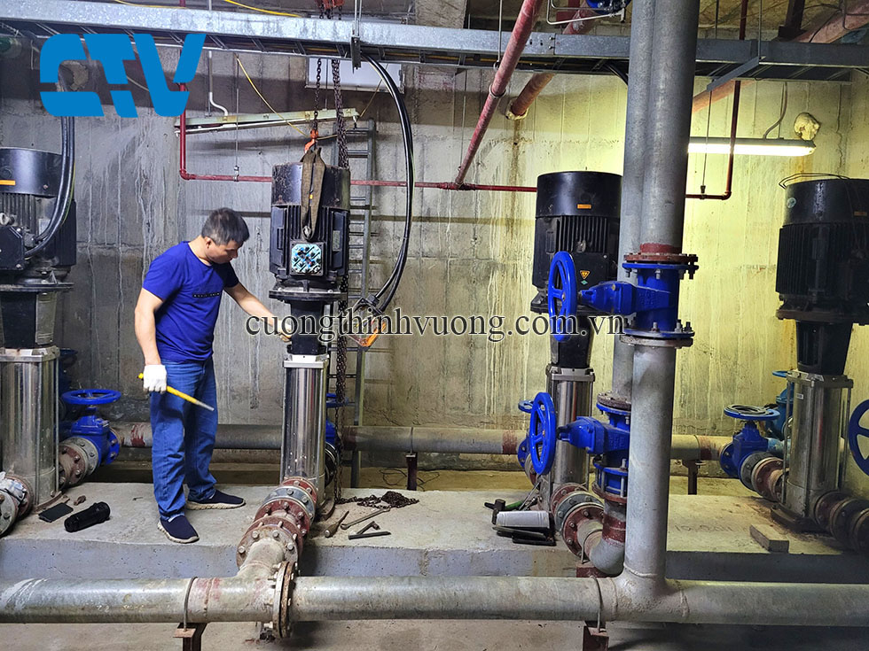 Dịch vụ sửa và bảo trì máy bơm trục đứng uy tín tại Hà Nội