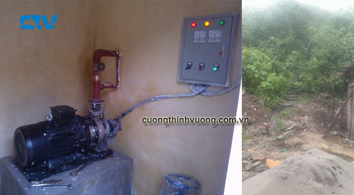 Dự án cải tạo hệ thống máy bơm sinh hoạt và máy bơm cứu hỏa tại Cao Phong-Hòa Bình