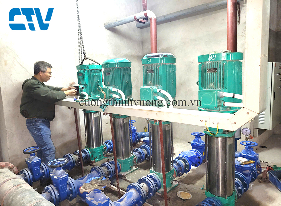 Khắc phục máy bơm trục đứng Wilo không hút được nước nhanh chóng, hiệu quả