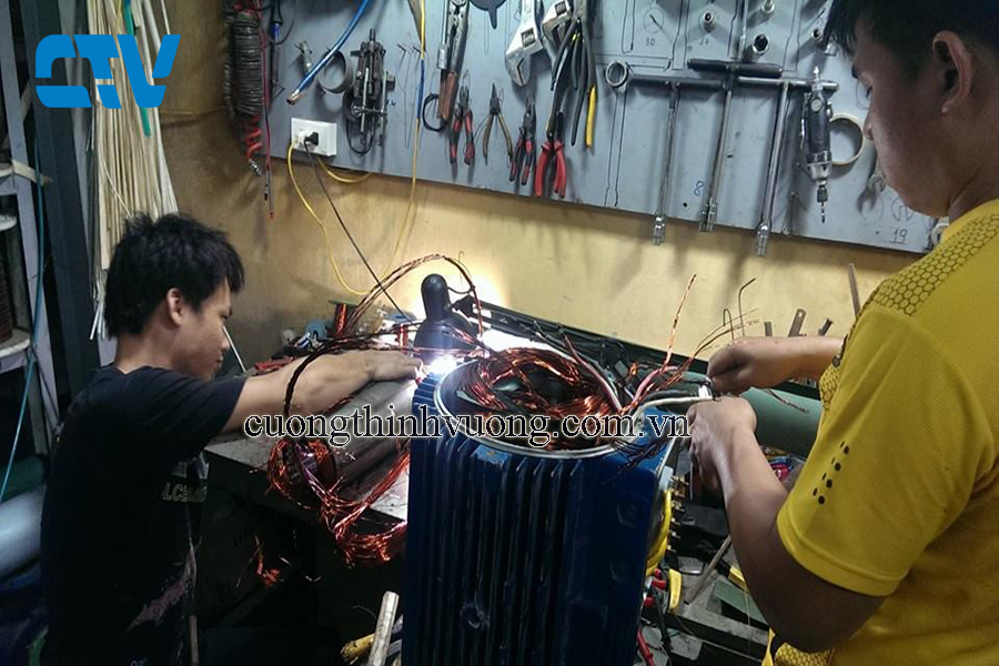 Sửa Động Cơ Máy Bơm Nước Pentax Bị Cháy