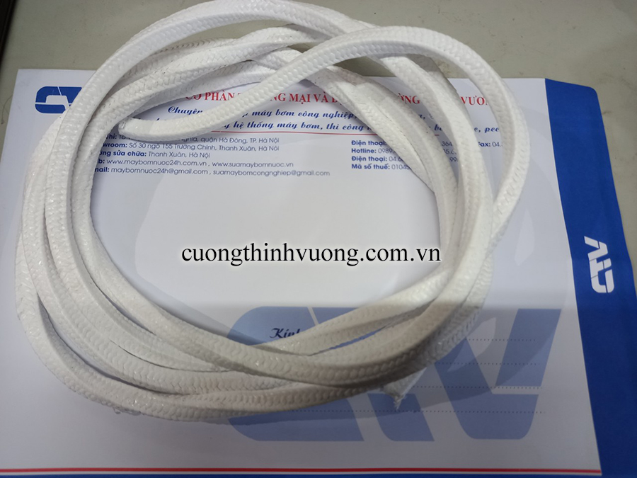 Sợi túp làm kín (  Dây tết chèn) máy bơm Size 8 mm